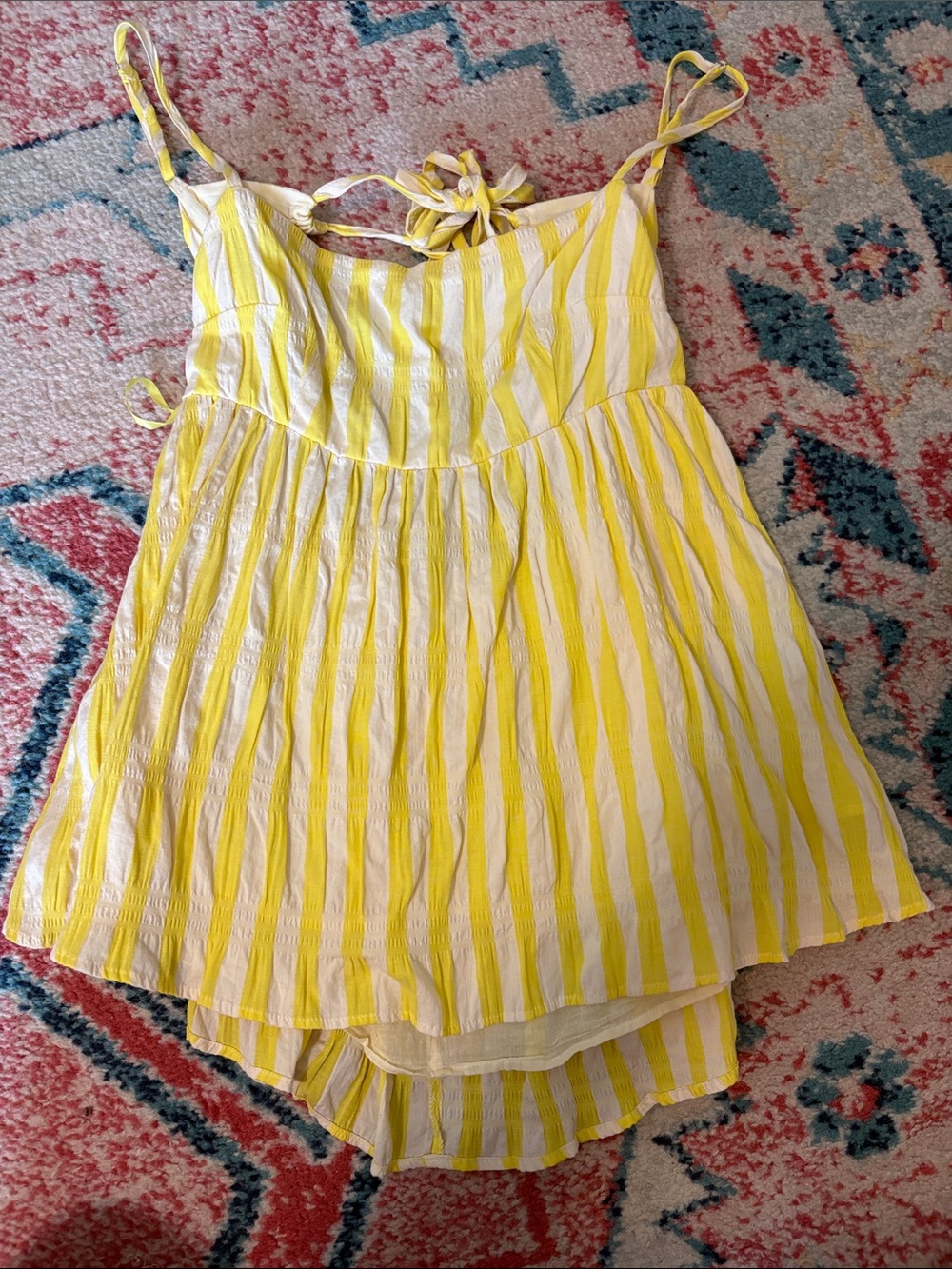 Yellow and White Tank Too
